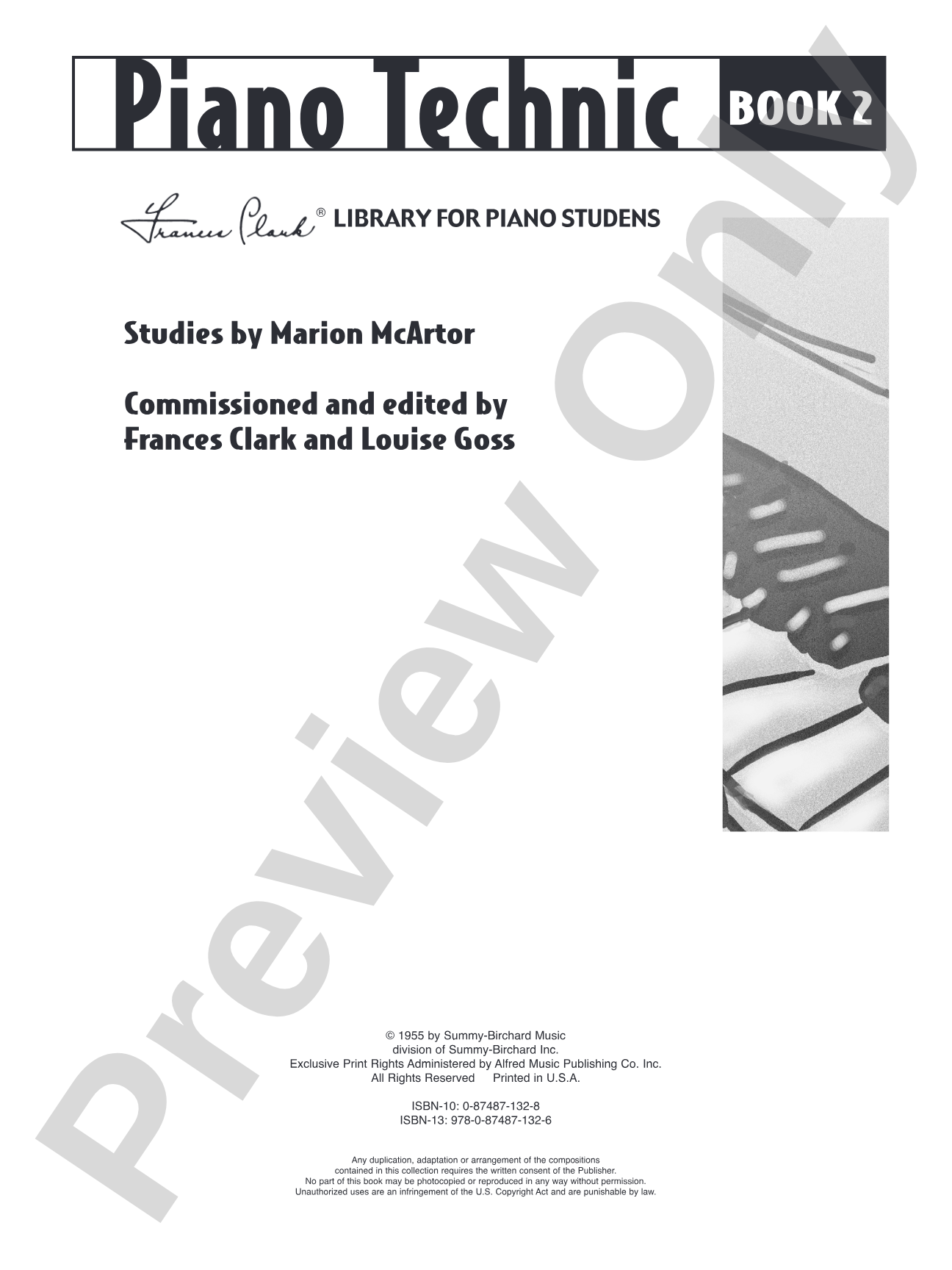 Piano Technic, Book 2: Piano