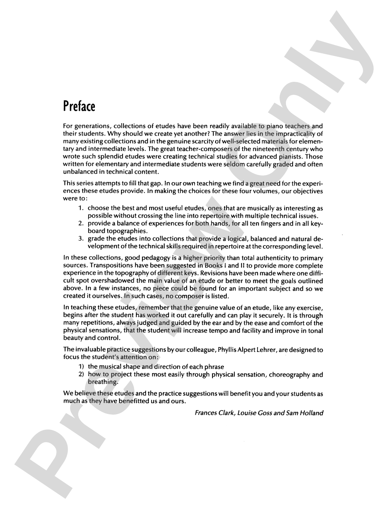 Piano Etudes for the Development of Musical Fingers, Book 1: Piano