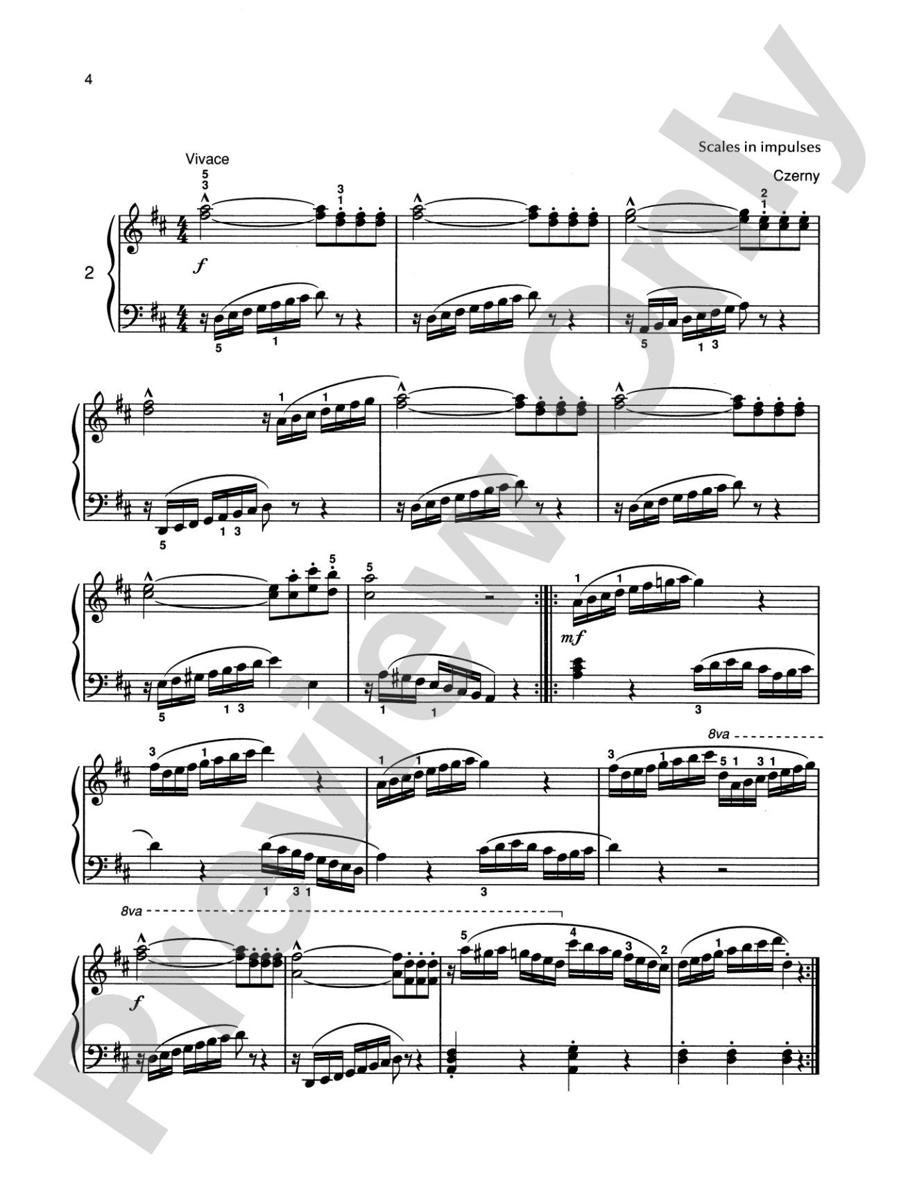 Piano Etudes for the Development of Musical Fingers, Book 4: Piano