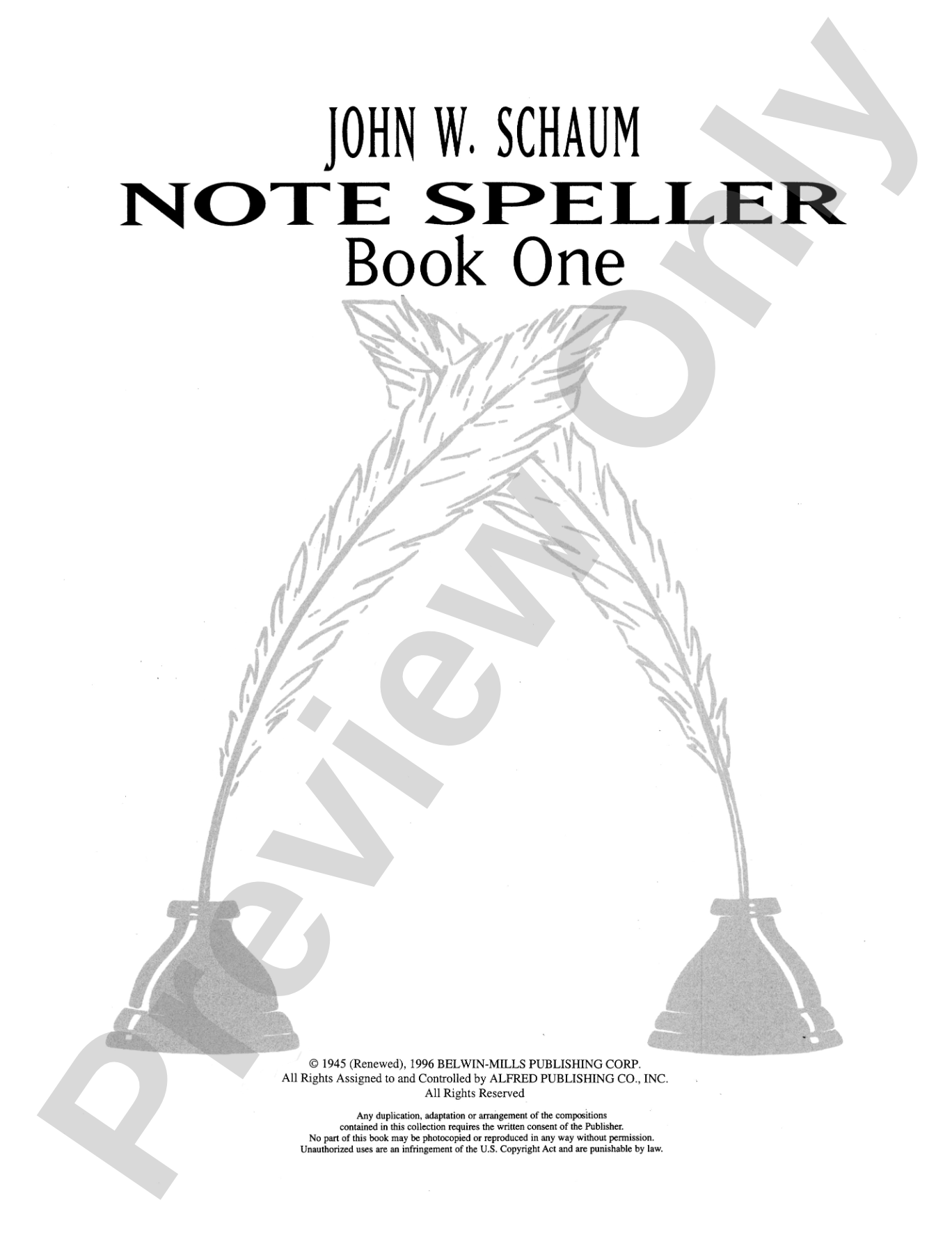 Note Speller, Book 1 (Revised): Piano