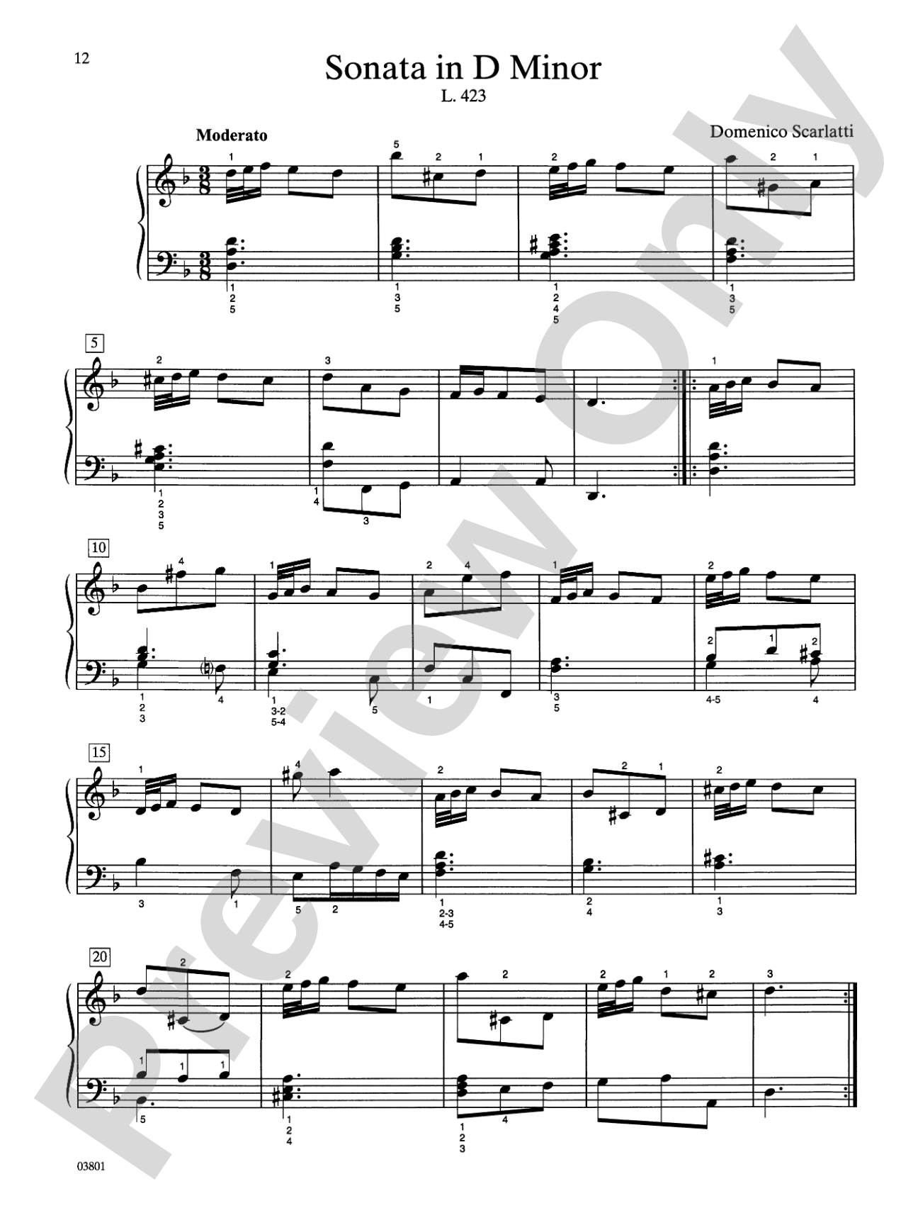 Piano Literature of the 17th, 18th, and 19th Centuries, Book 4: Piano