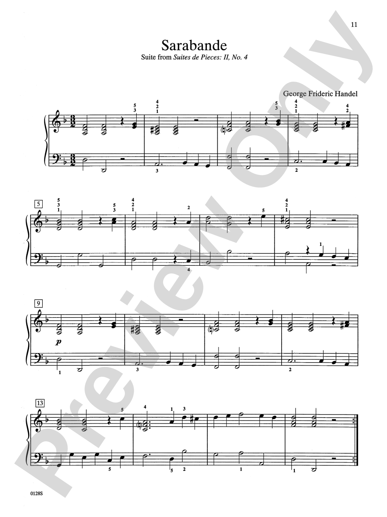Piano Literature of the 17th, 18th, and 19th Centuries, Book 5: Piano