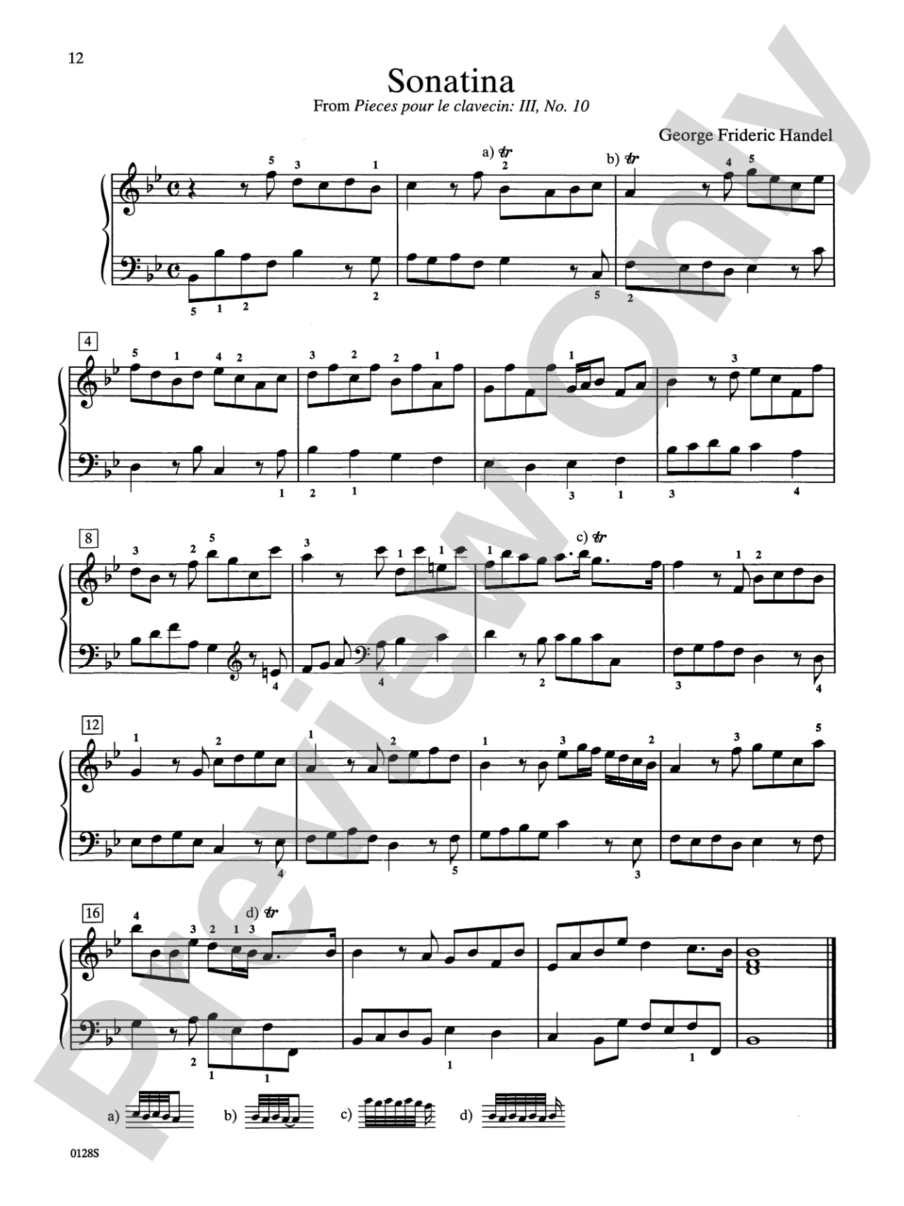 Piano Literature of the 17th, 18th, and 19th Centuries, Book 5: Piano
