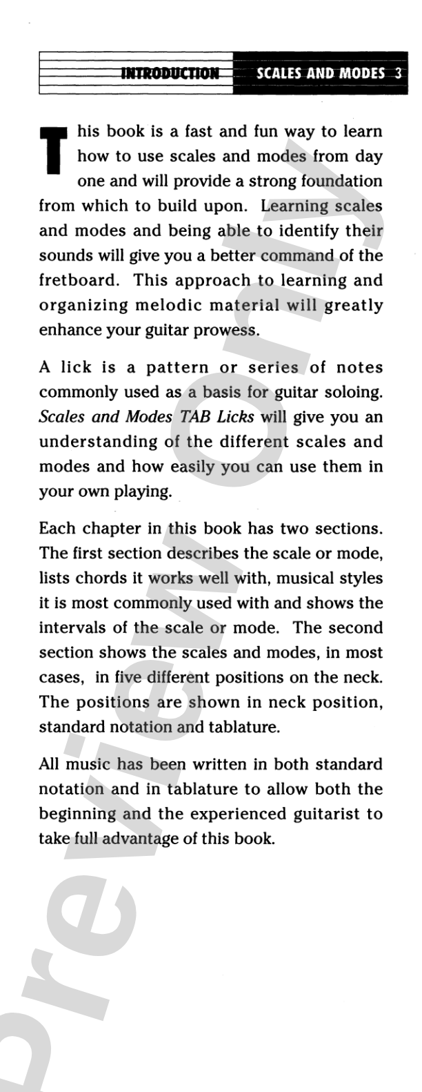 Scales & Modes for Guitar
