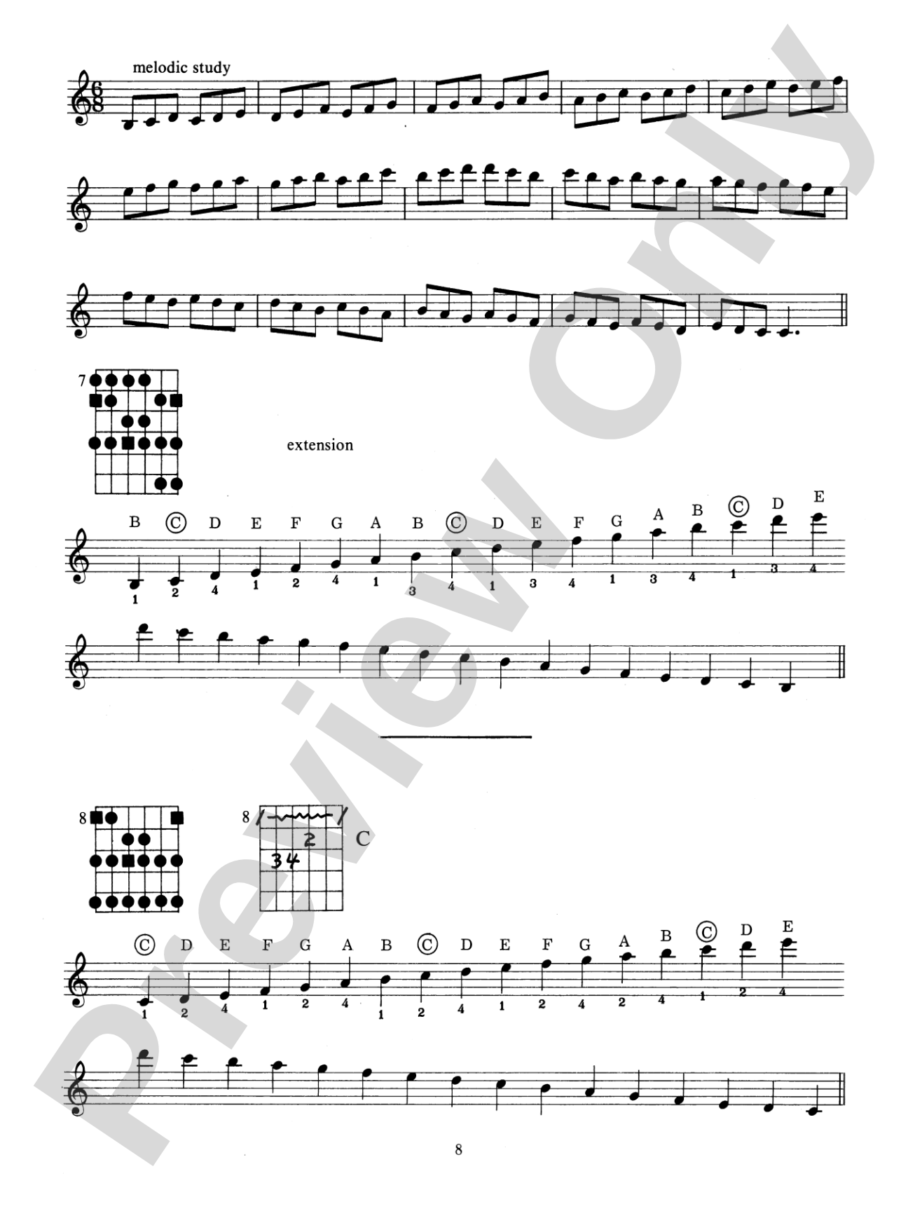 Jay Friedman: Guitar Scales & Melodic Patterns: Steps to Mastering the Fretboard