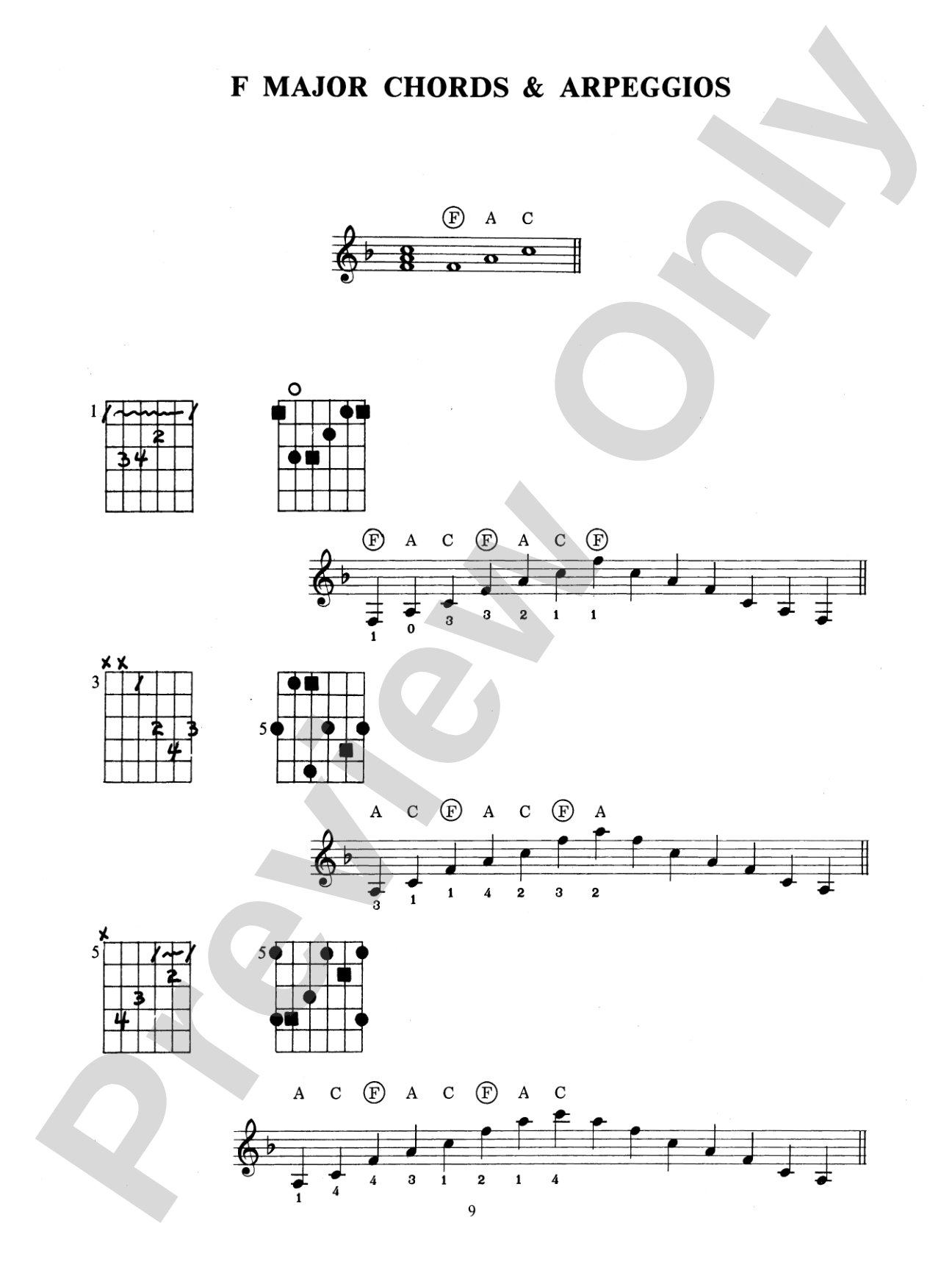 Jay Friedman: Guitar Chords, Arpeggios & Studies