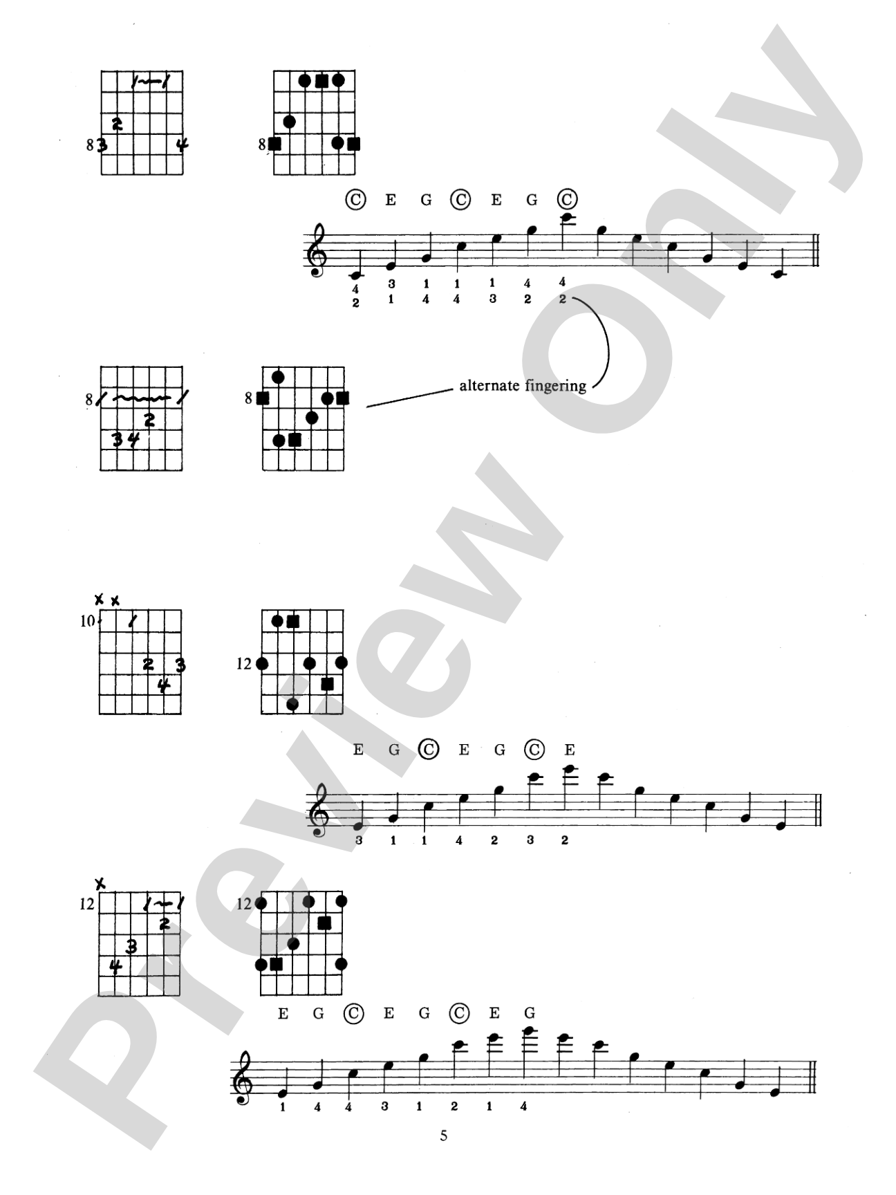 Jay Friedman: Guitar Chords, Arpeggios & Studies