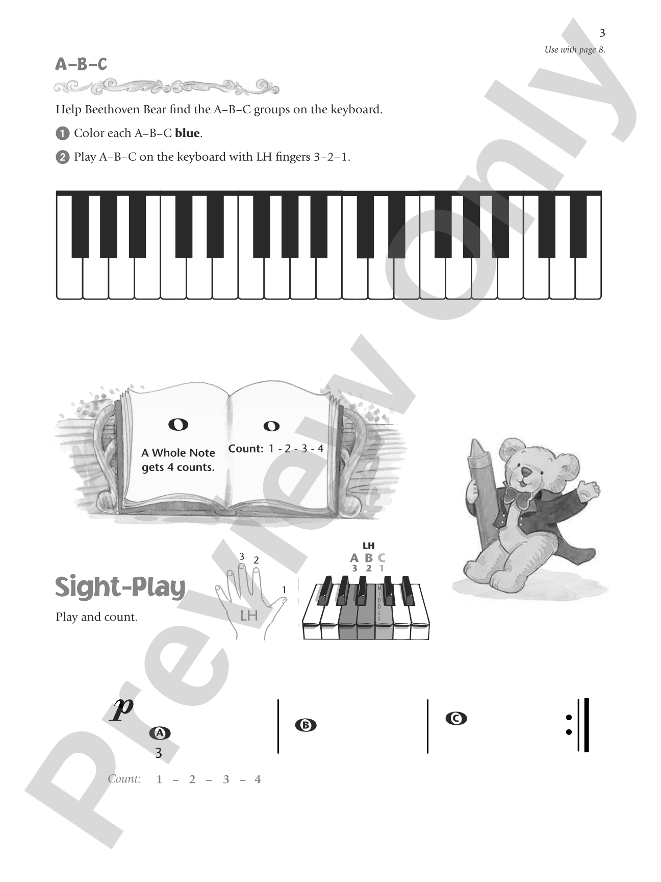 Music for Little Mozarts: Notespeller & Sight-Play Book 2: Written Activities and Playing Examples to Reinforce Note-Reading: Piano