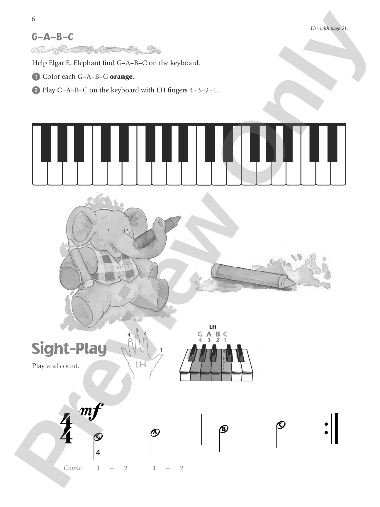Music for Little Mozarts: Notespeller & Sight-Play Book 2: Written Activities and Playing Examples to Reinforce Note-Reading: Piano