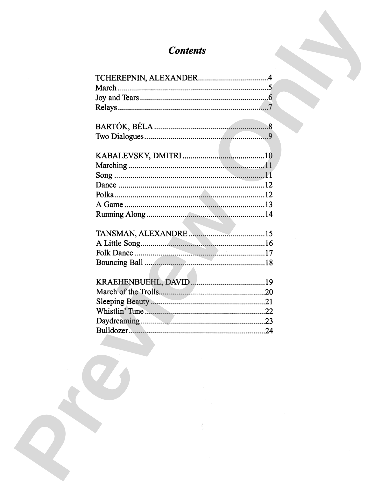 Contemporary Piano Literature, Book 1 (Revised Edition): Piano