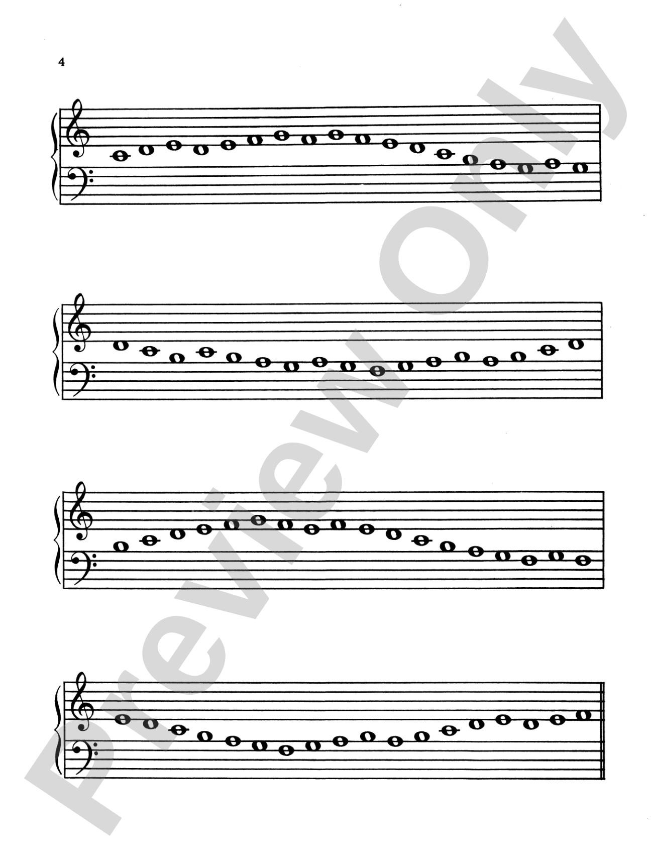 ABC Papers: The Interval Approach to Reading -- A Work and Play Book: Piano