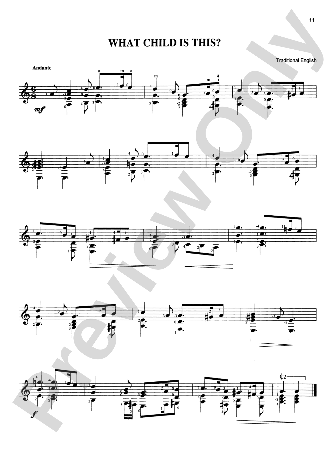 Christmas with Classical Guitar Solos & Duets: Solo Guitar