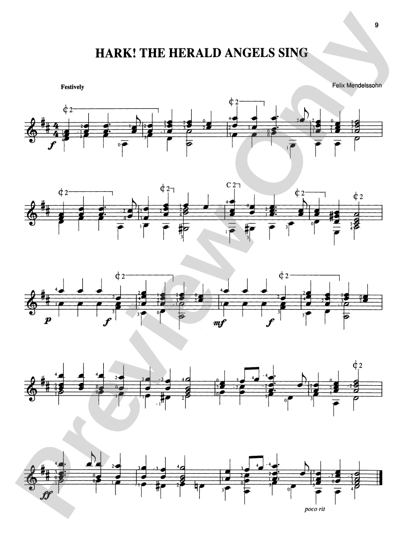 Christmas with Classical Guitar Solos & Duets: Solo Guitar