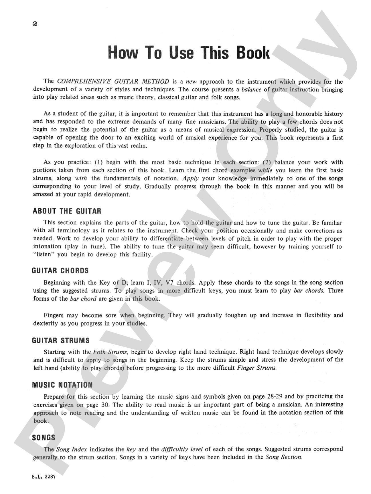 Comprehensive Guitar Method (Student Book): For Classroom and Individual Instruction