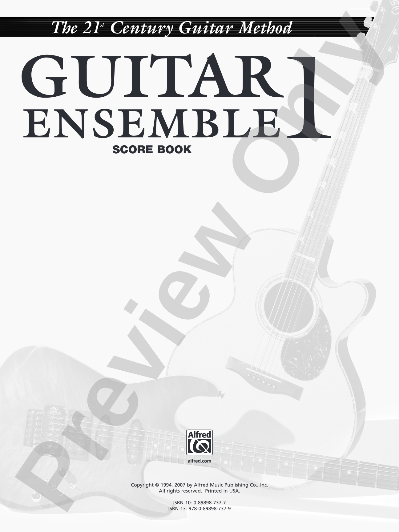 Belwin's 21st Century Guitar Ensemble 1: The Most Complete Guitar Course Available