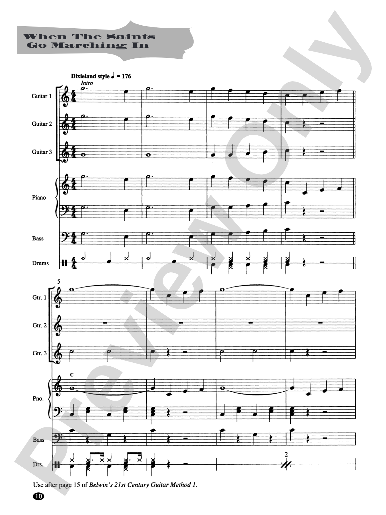 Belwin's 21st Century Guitar Ensemble 1: The Most Complete Guitar Course Available