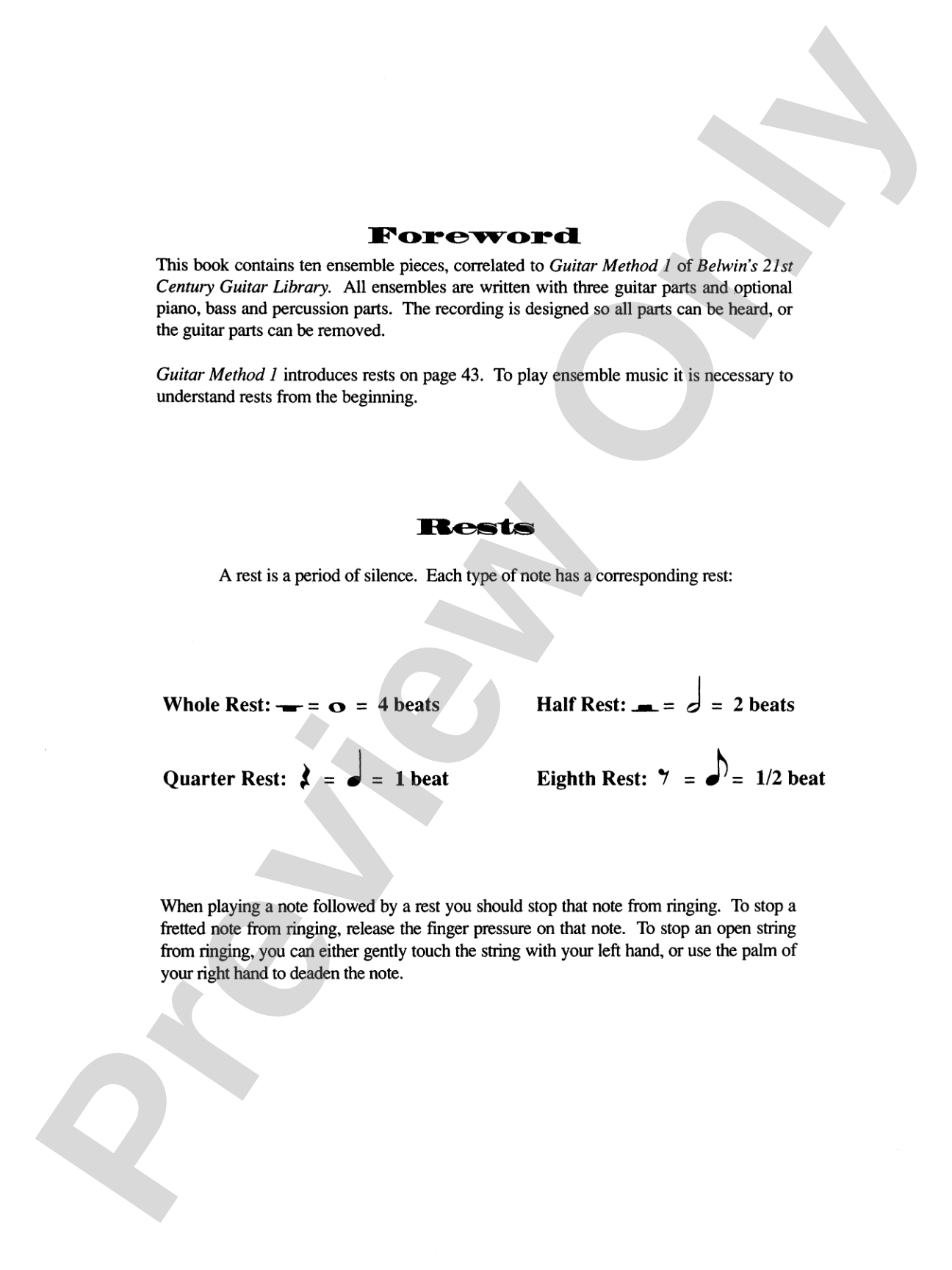 Belwin's 21st Century Guitar Ensemble 1: The Most Complete Guitar Course Available