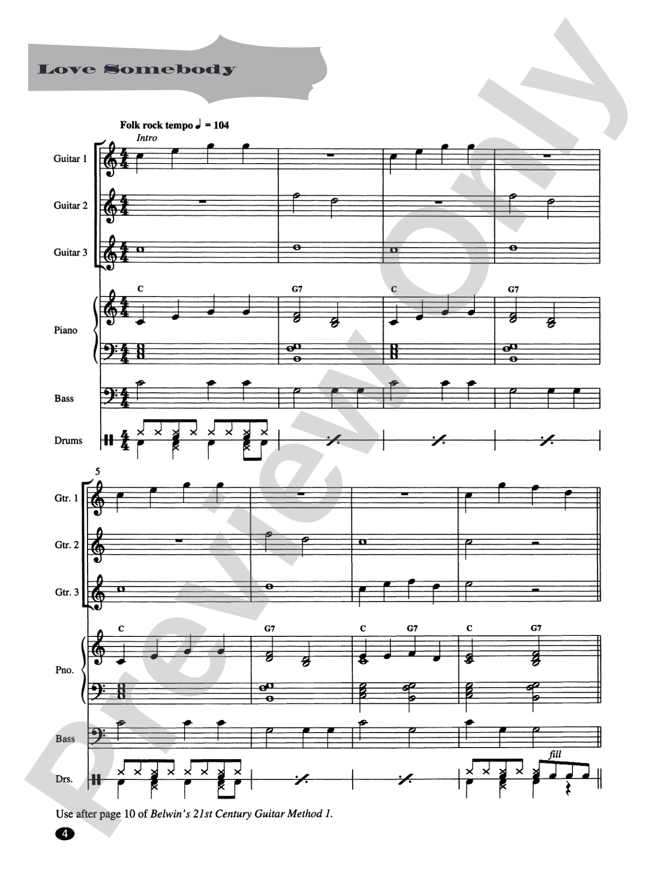 Belwin's 21st Century Guitar Ensemble 1: The Most Complete Guitar Course Available