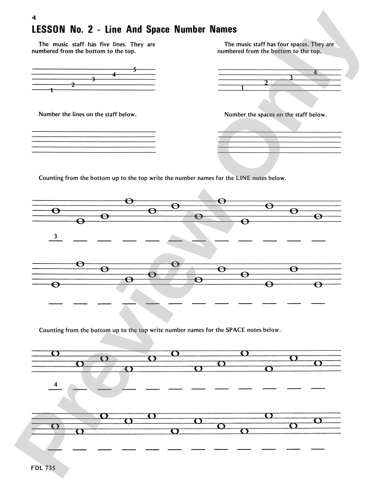30 Notespelling Lessons, Level 1: Piano