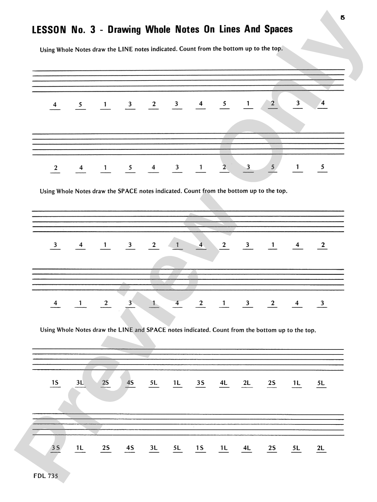 30 Notespelling Lessons, Level 1: Piano