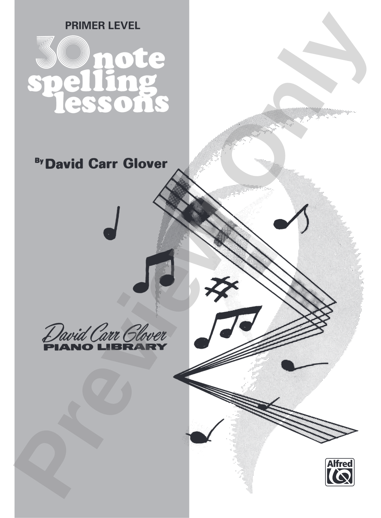 30 Notespelling Lessons, Primer: Piano
