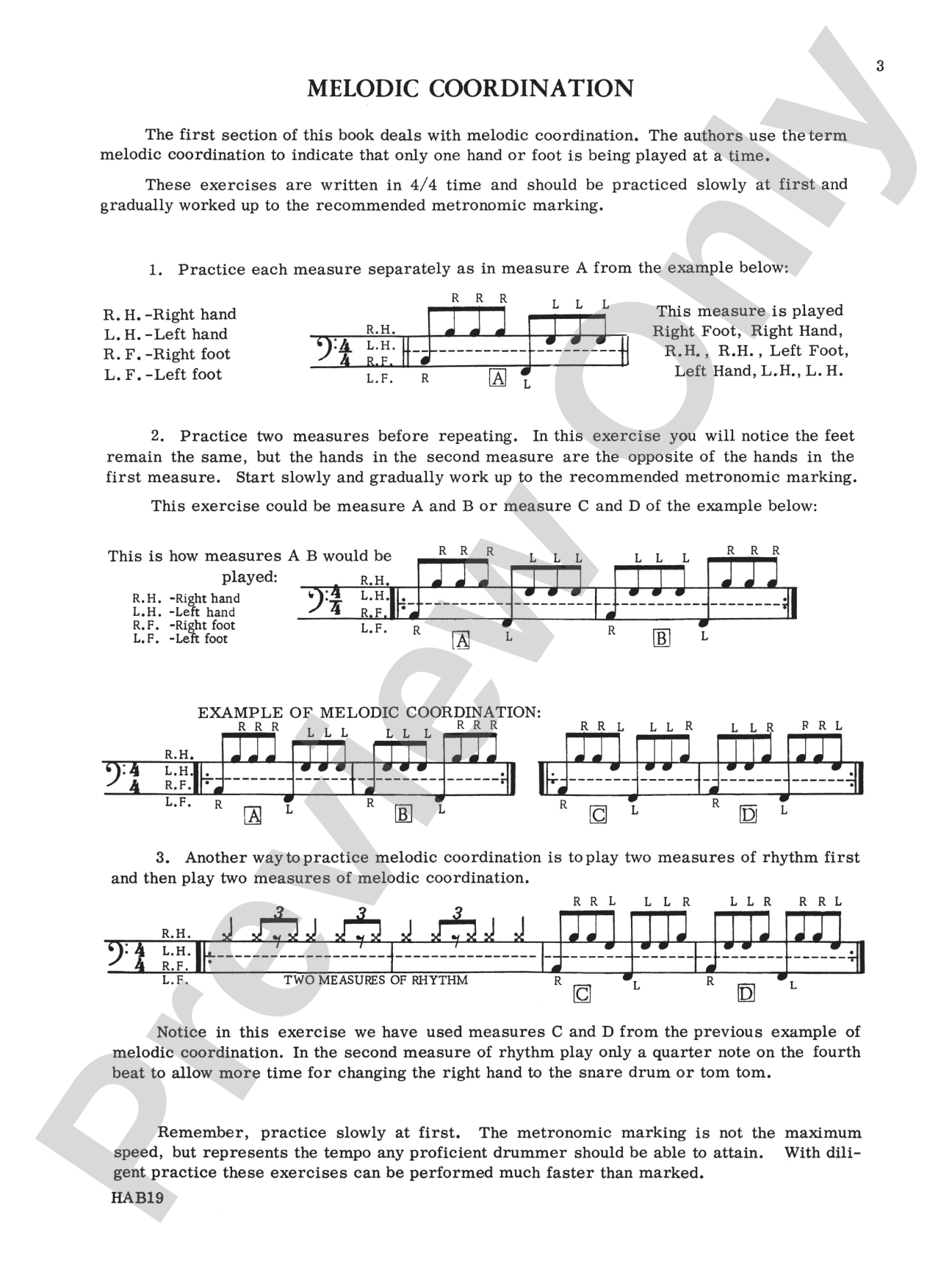 4-Way Coordination: A Method Book for the Development of Complete Independence on the Drum Set