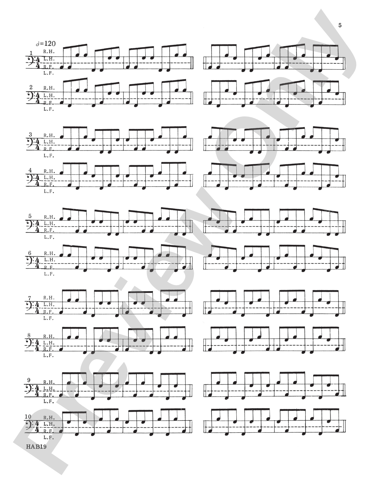 4-Way Coordination: A Method Book for the Development of Complete Independence on the Drum Set