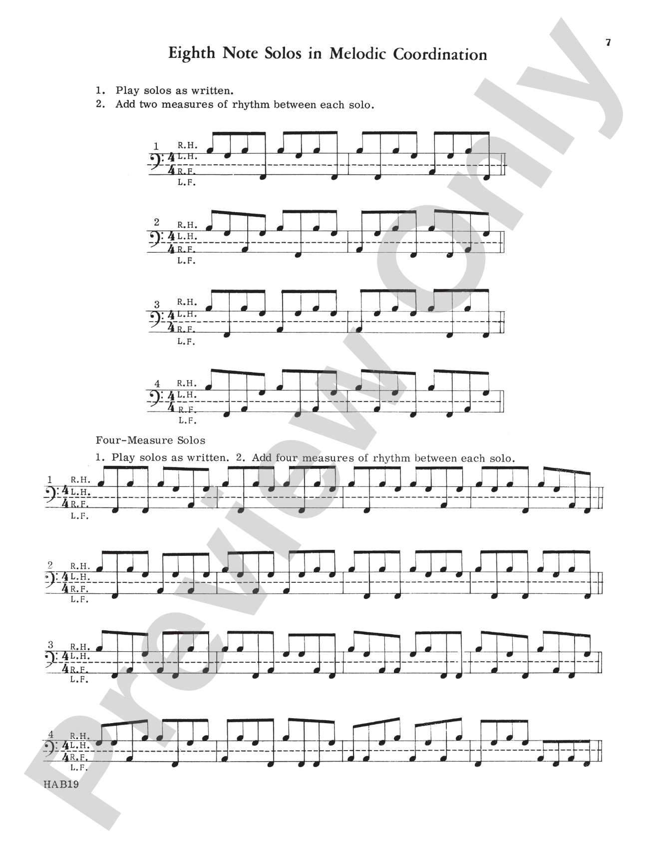 4-Way Coordination: A Method Book for the Development of Complete Independence on the Drum Set