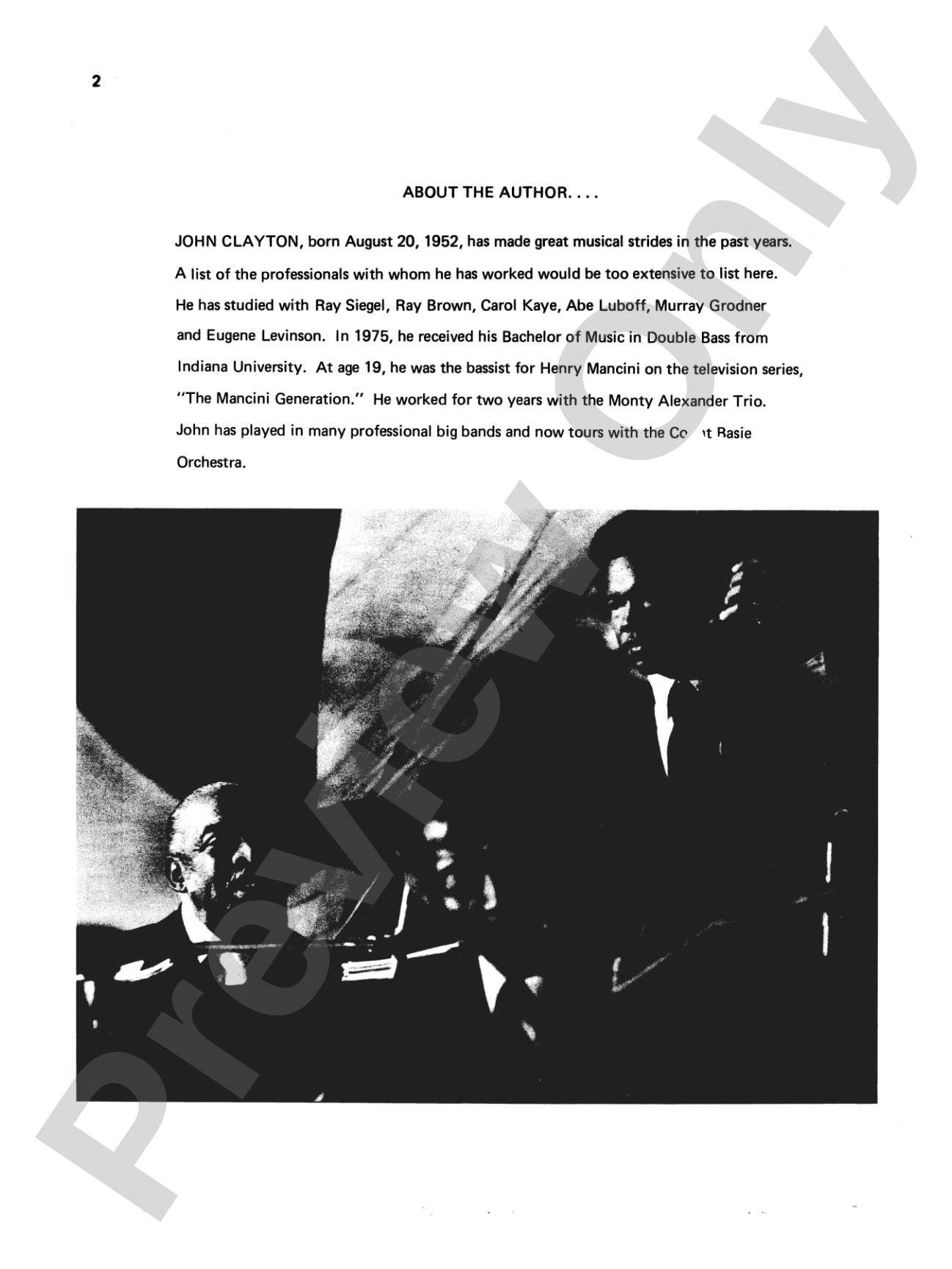 Big Band Bass: A Guide to the Essentials