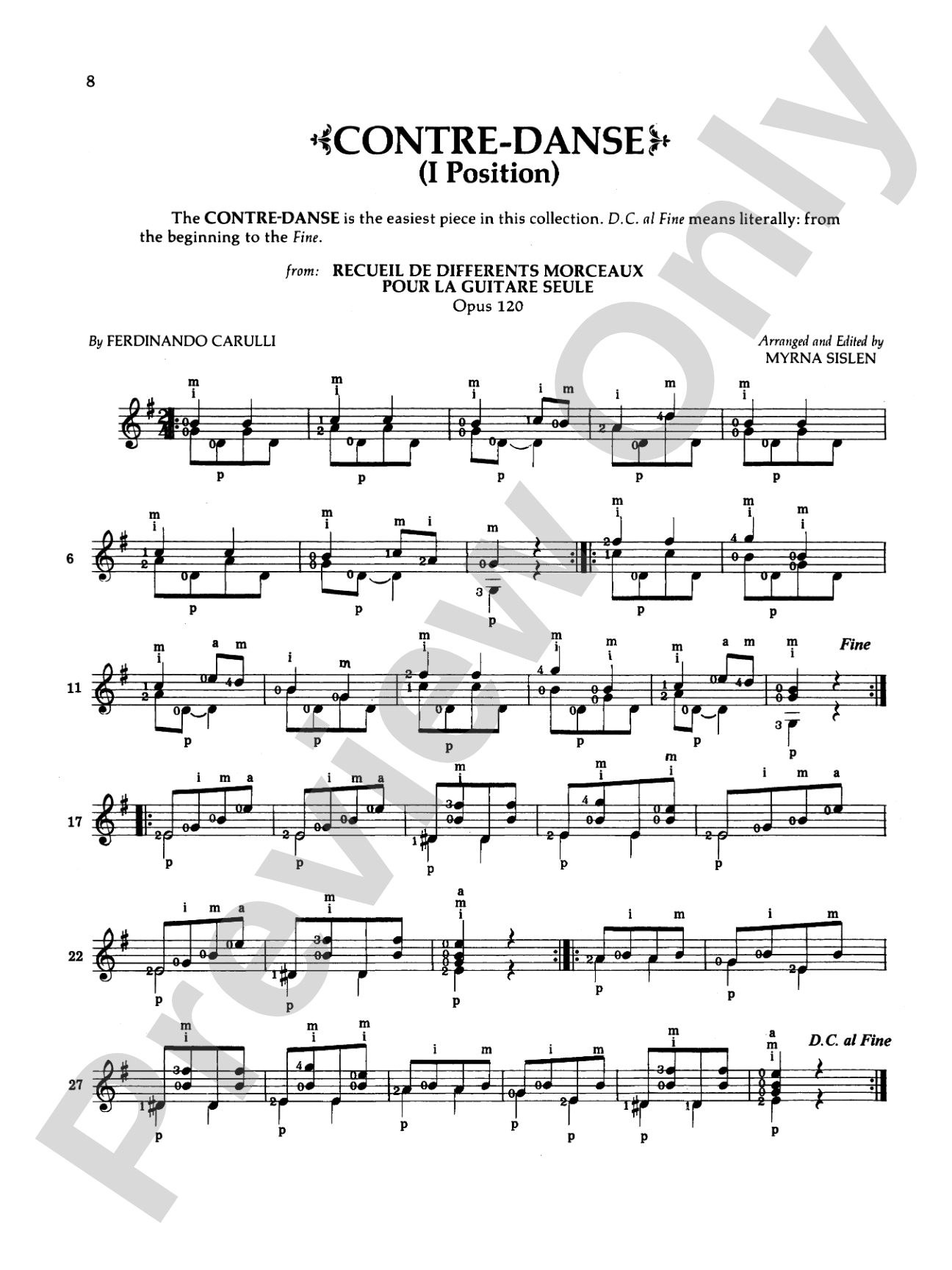 First Classical Pieces for Guitar: A Collection of Guitar Music for Beginning & Intermediate Players: Solo Guitar