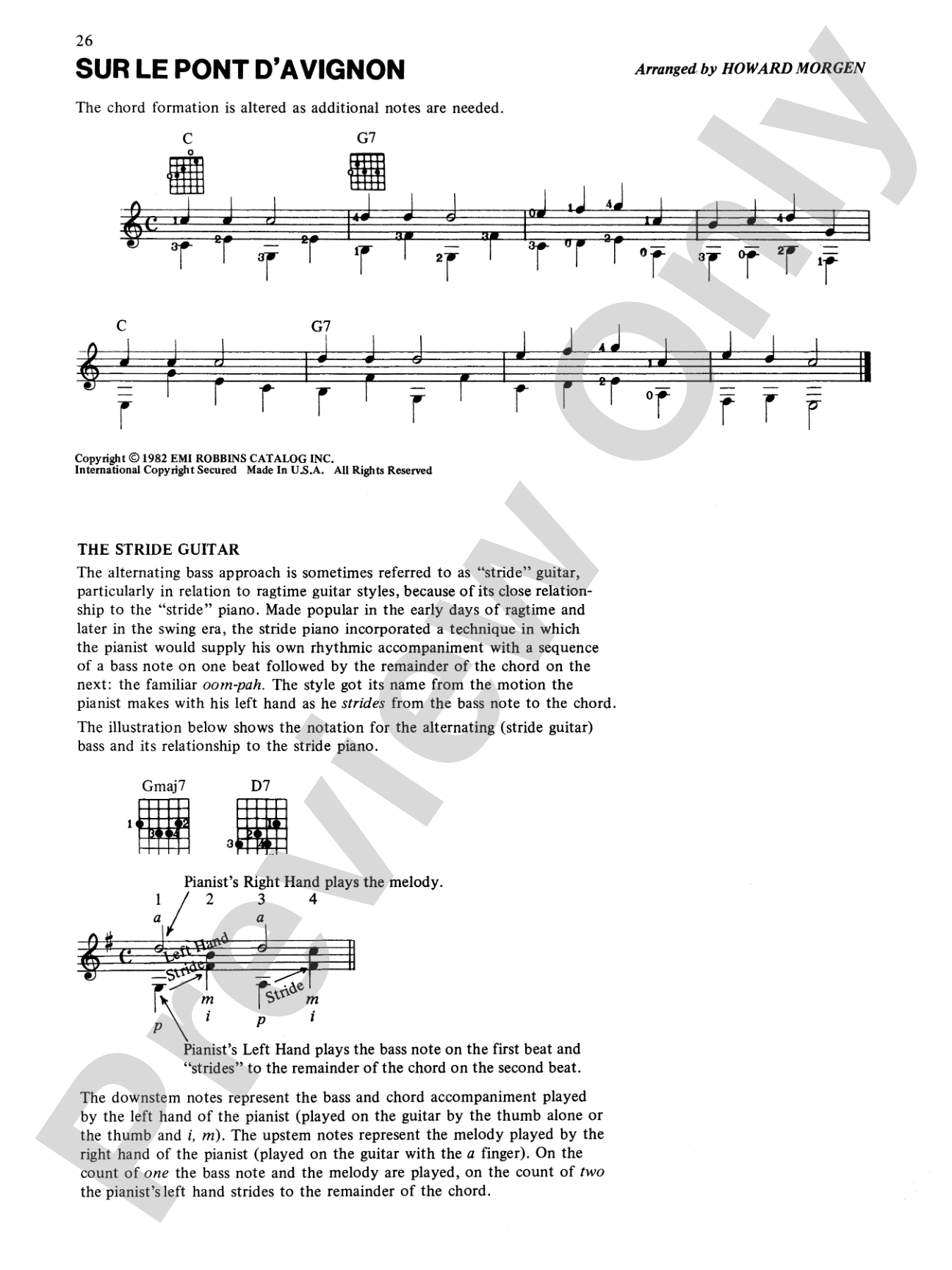Concepts: Arranging for Fingerstyle Guitar