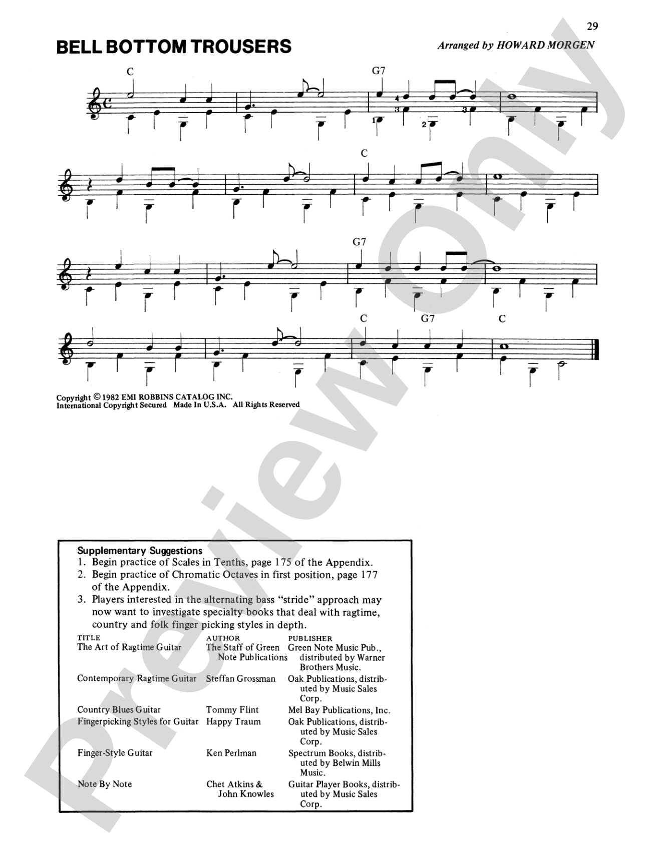 Concepts: Arranging for Fingerstyle Guitar