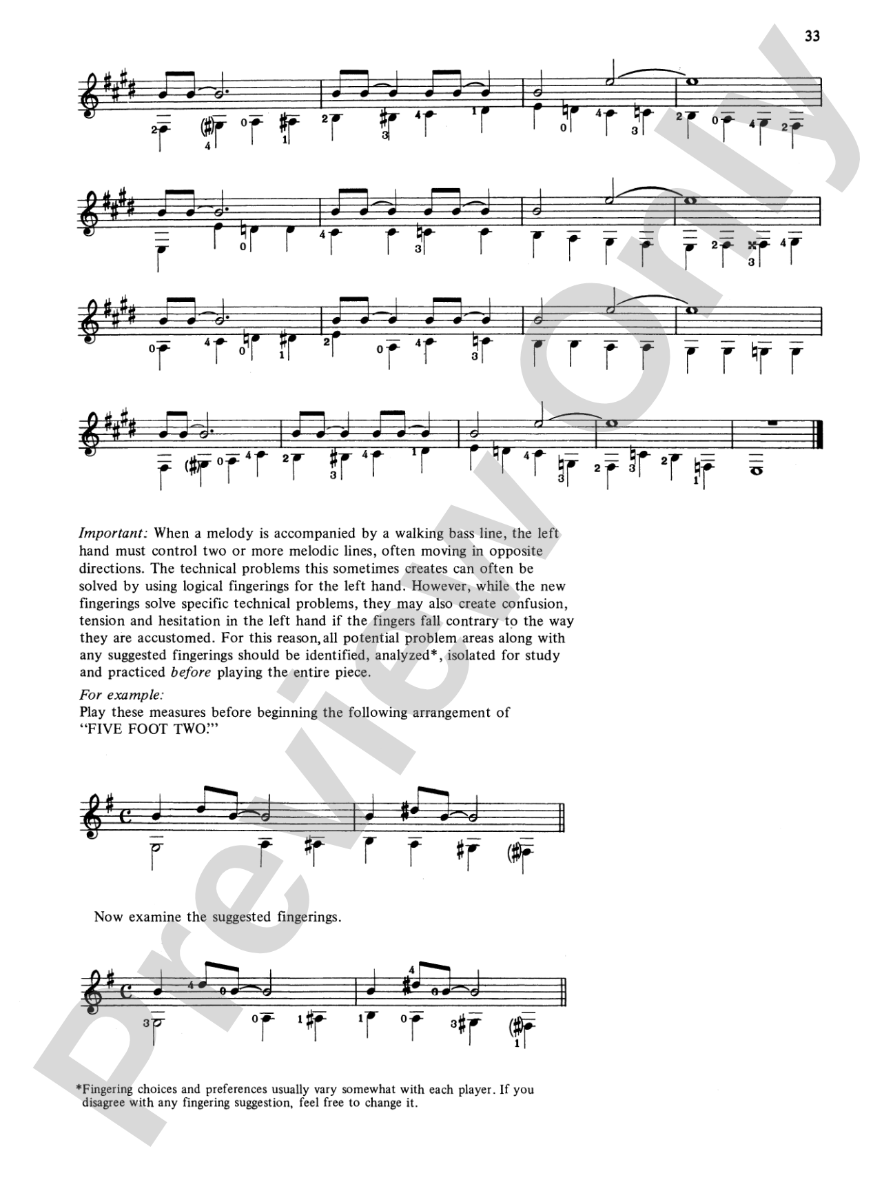 Concepts: Arranging for Fingerstyle Guitar