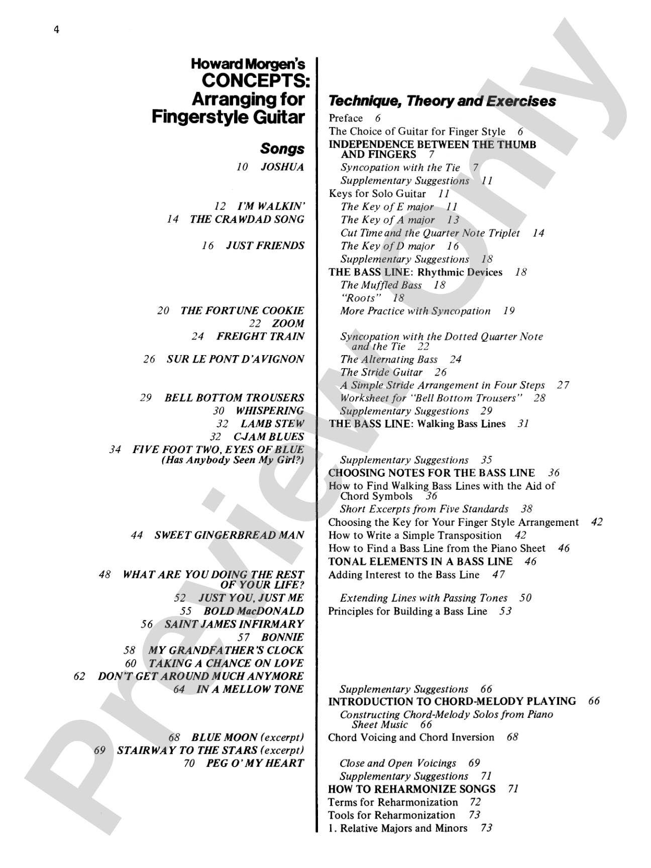 Concepts: Arranging for Fingerstyle Guitar
