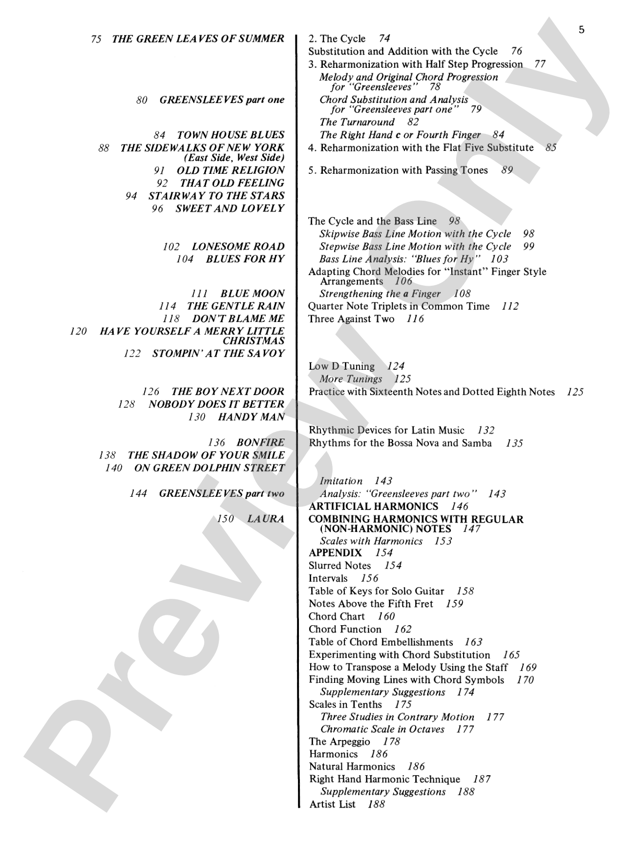 Concepts: Arranging for Fingerstyle Guitar