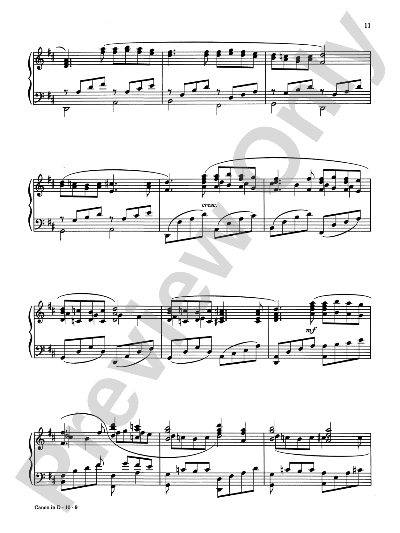 Canon in D Plus 12 Masterpieces: Piano