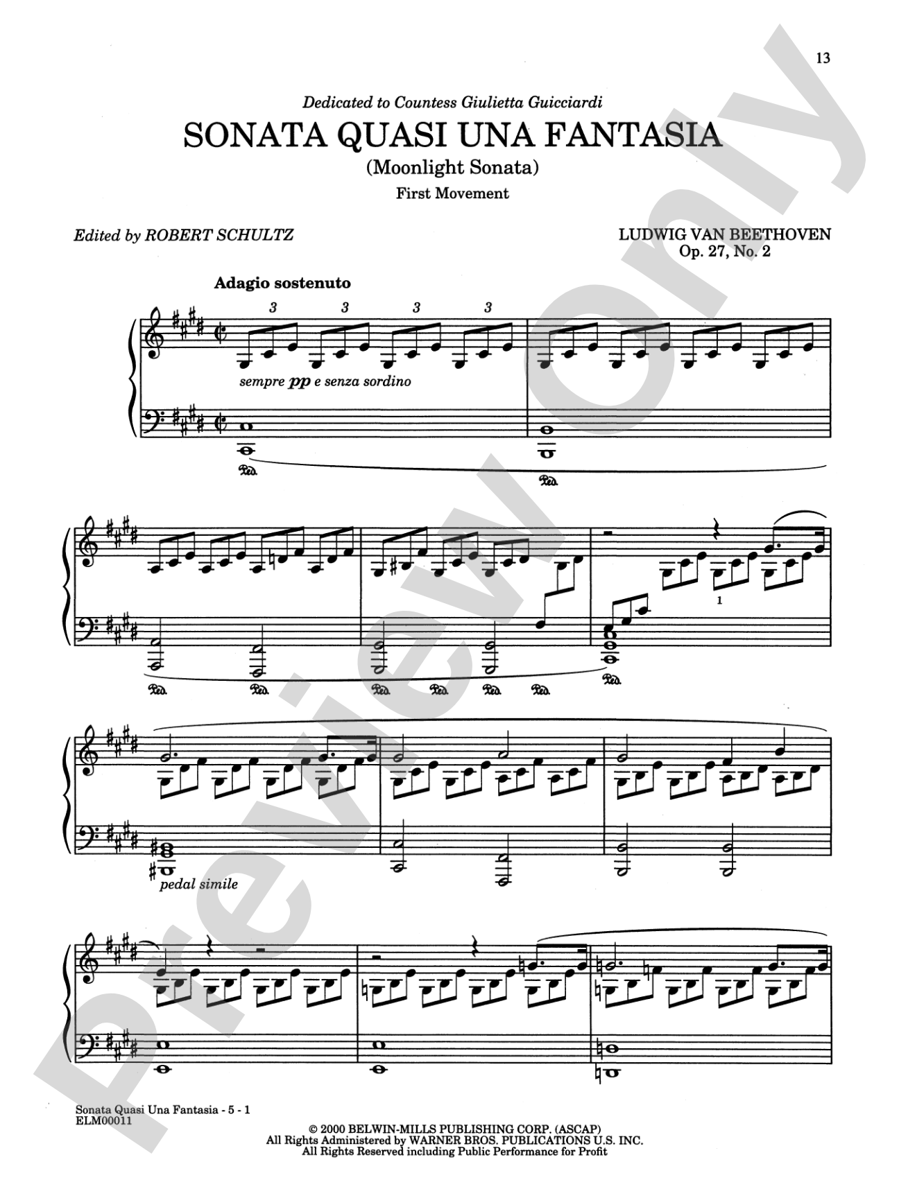 Canon in D Plus 12 Masterpieces: Piano