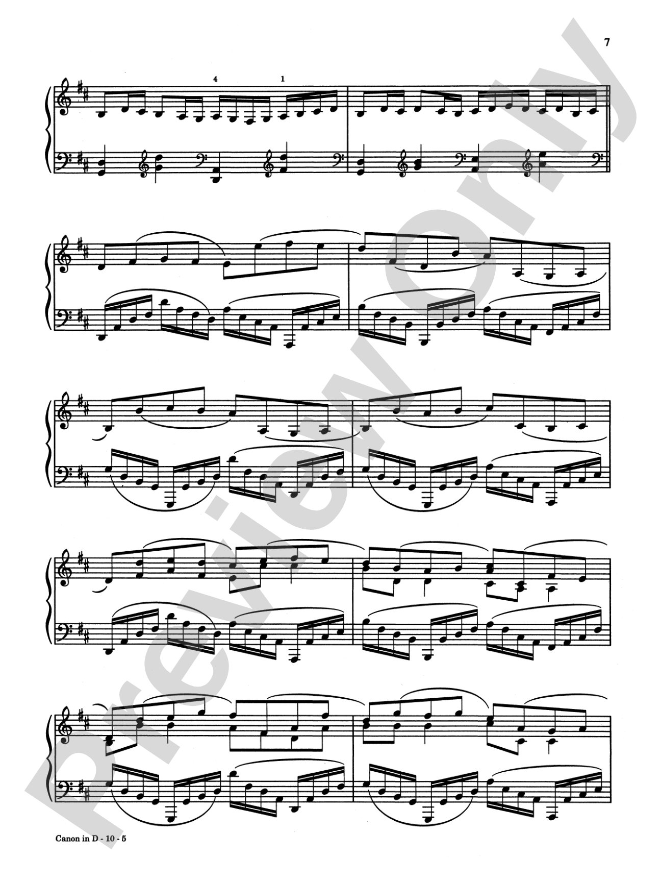 Canon in D Plus 12 Masterpieces: Piano