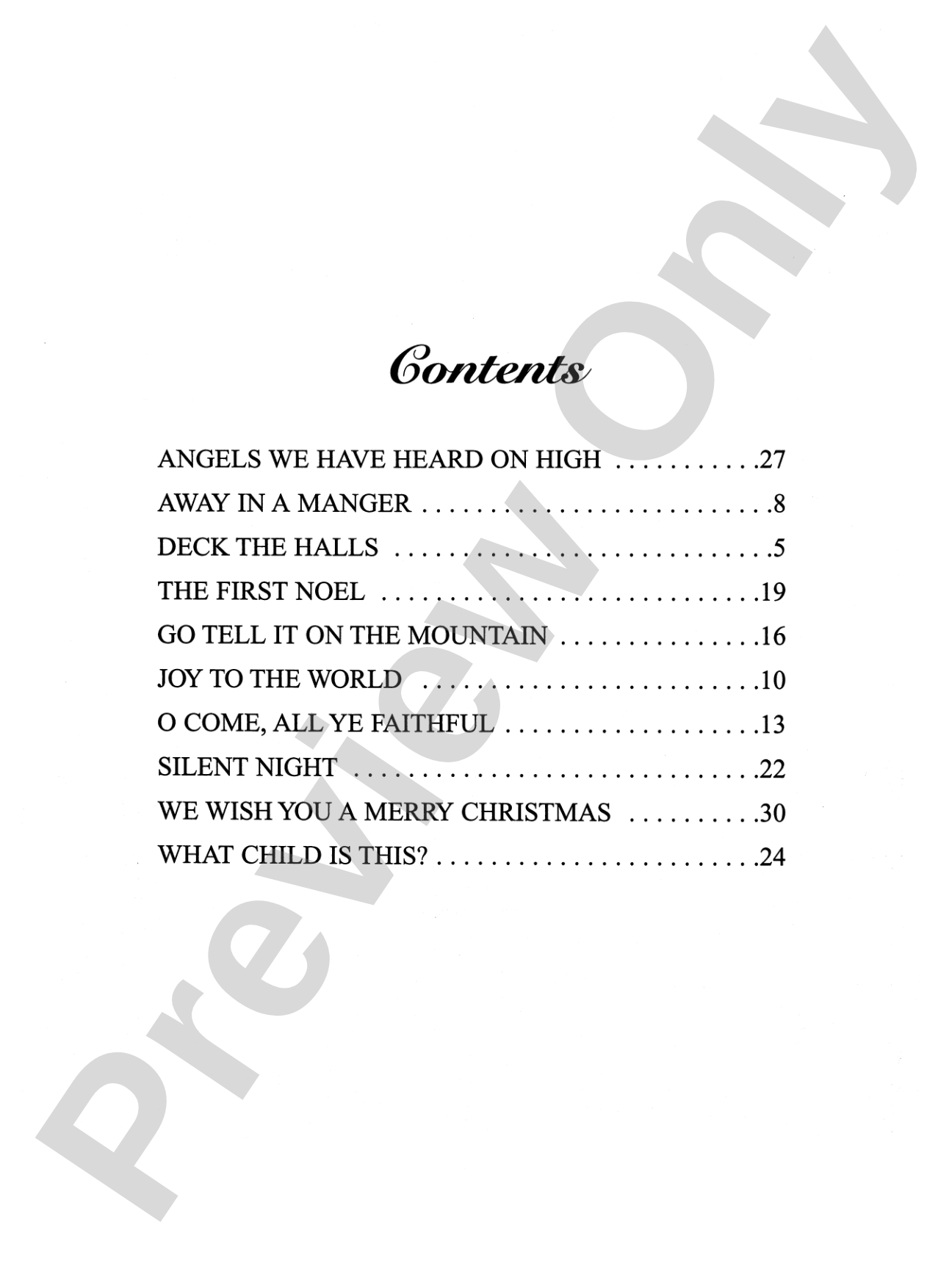 A Very Special Christmas: Ten Christmas Favorites for the Intermediate Pianist: Piano