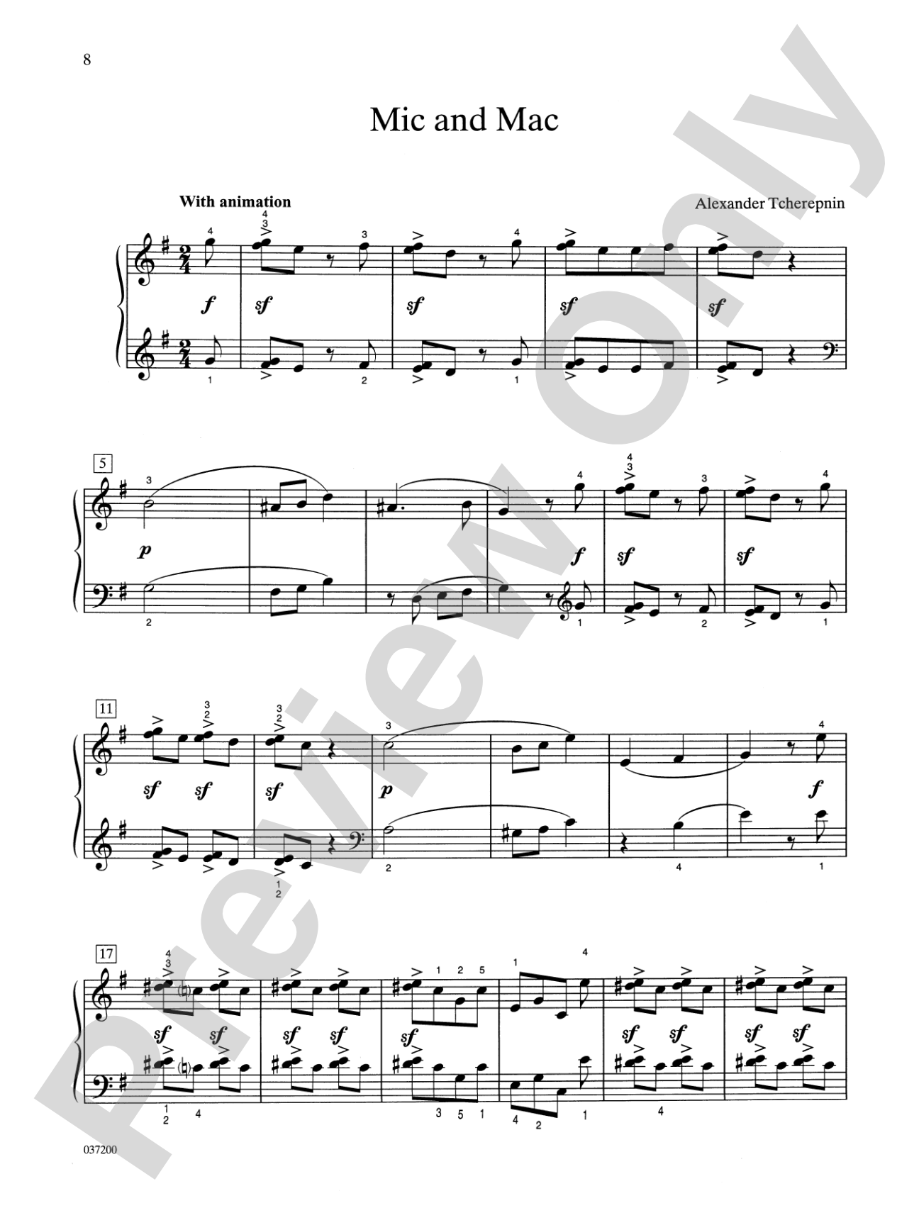 Contemporary Piano Literature, Book 6: Piano