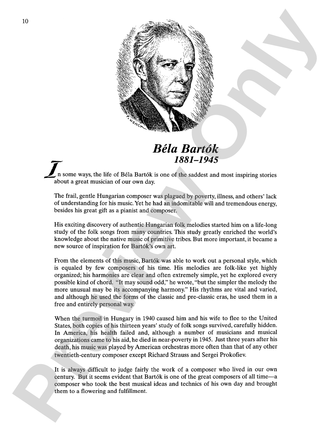Contemporary Piano Literature, Book 6: Piano