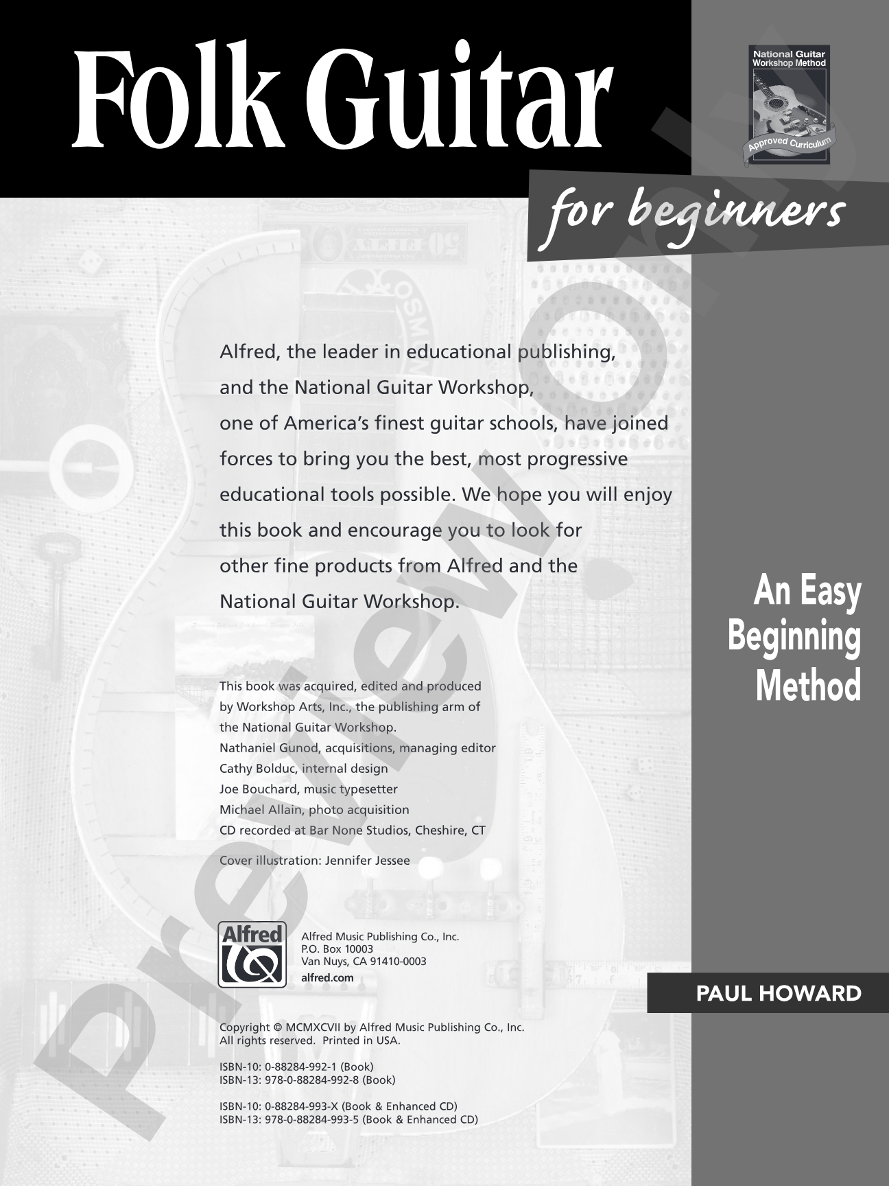 Folk Guitar for Beginners: An Easy Beginning Method