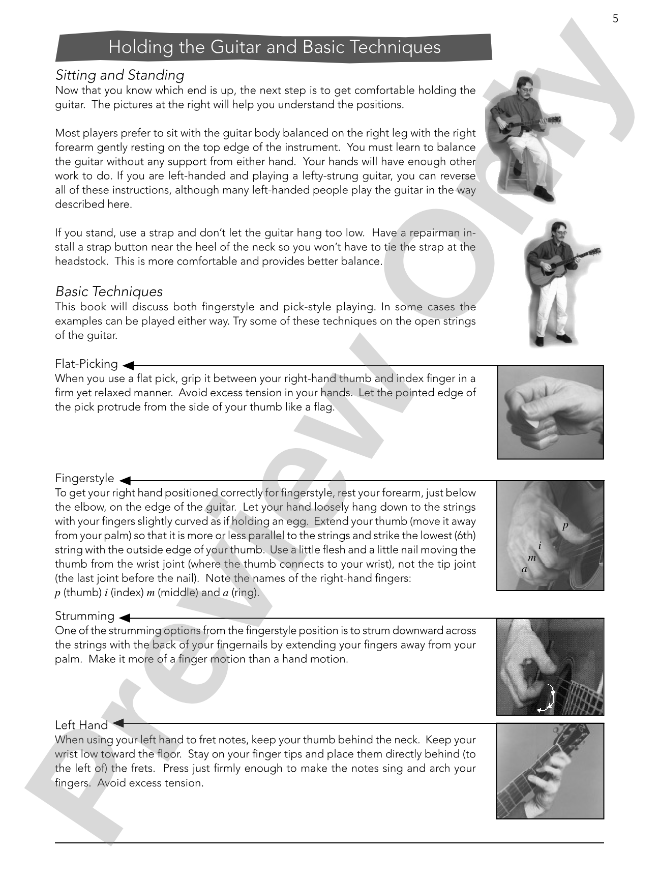 Folk Guitar for Beginners: An Easy Beginning Method