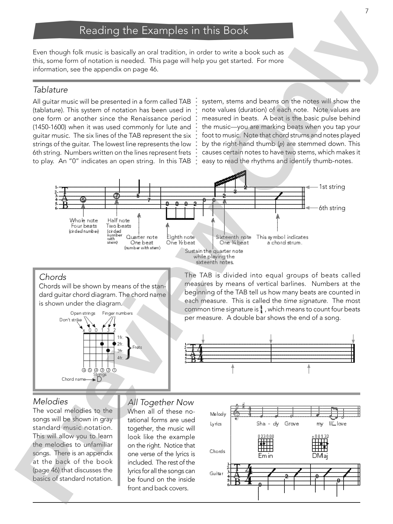 Folk Guitar for Beginners: An Easy Beginning Method