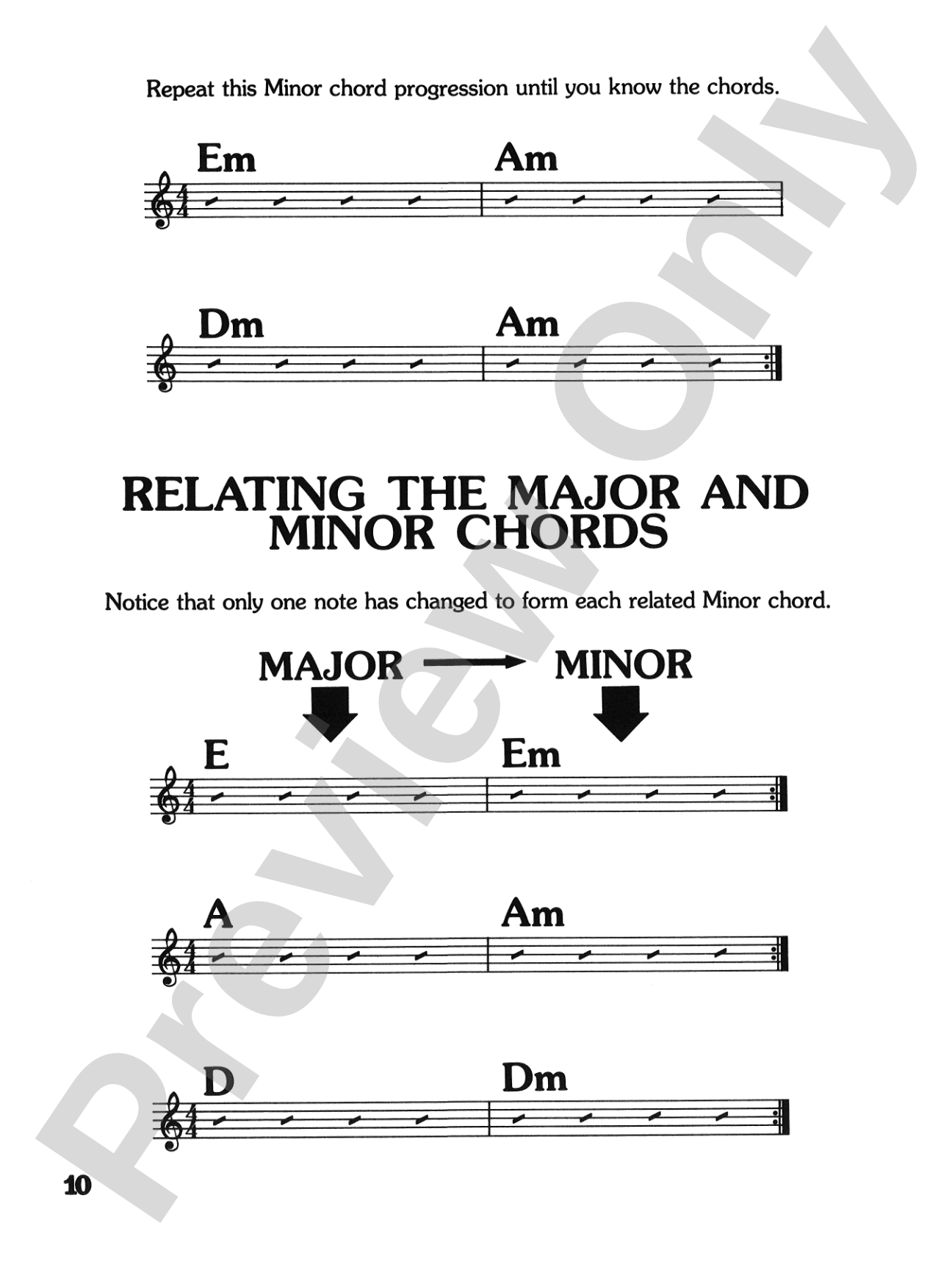 Easy Guitar Chords: A Contemporary Approach to Open Chord Playing for Guitar
