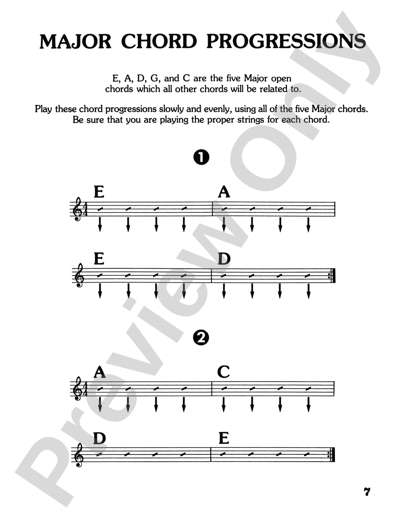 Easy Guitar Chords: A Contemporary Approach to Open Chord Playing for Guitar