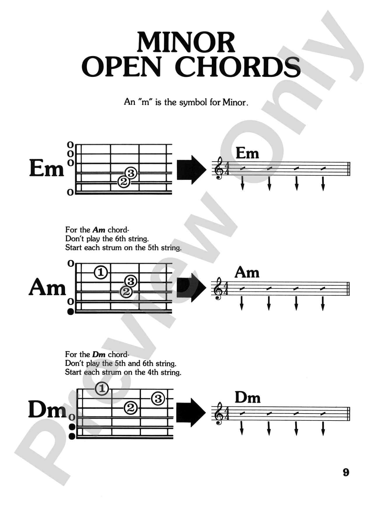Easy Guitar Chords: A Contemporary Approach to Open Chord Playing for Guitar