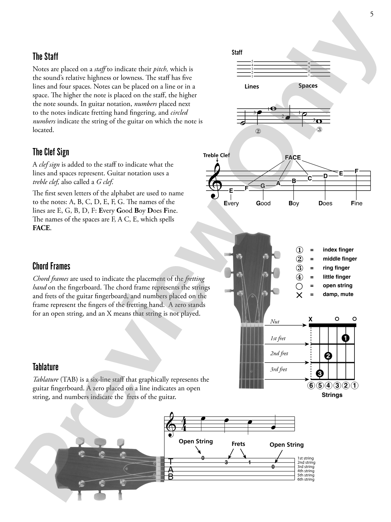 Basic Instructor Guitar 1 (3rd Edition): Pickstyle and Fingerstyle Guitar for Individual or Group Instruction
