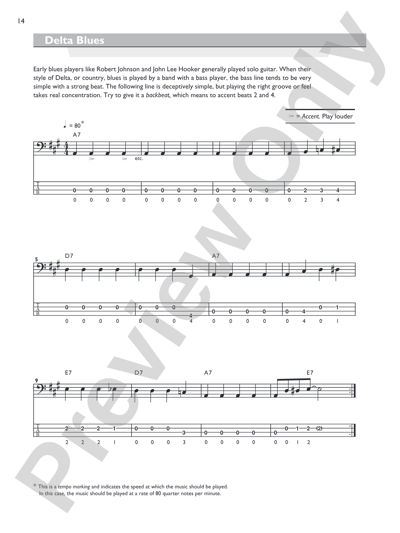 Bass Line Encyclopedia: Over 100 Bass Lines in All Styles