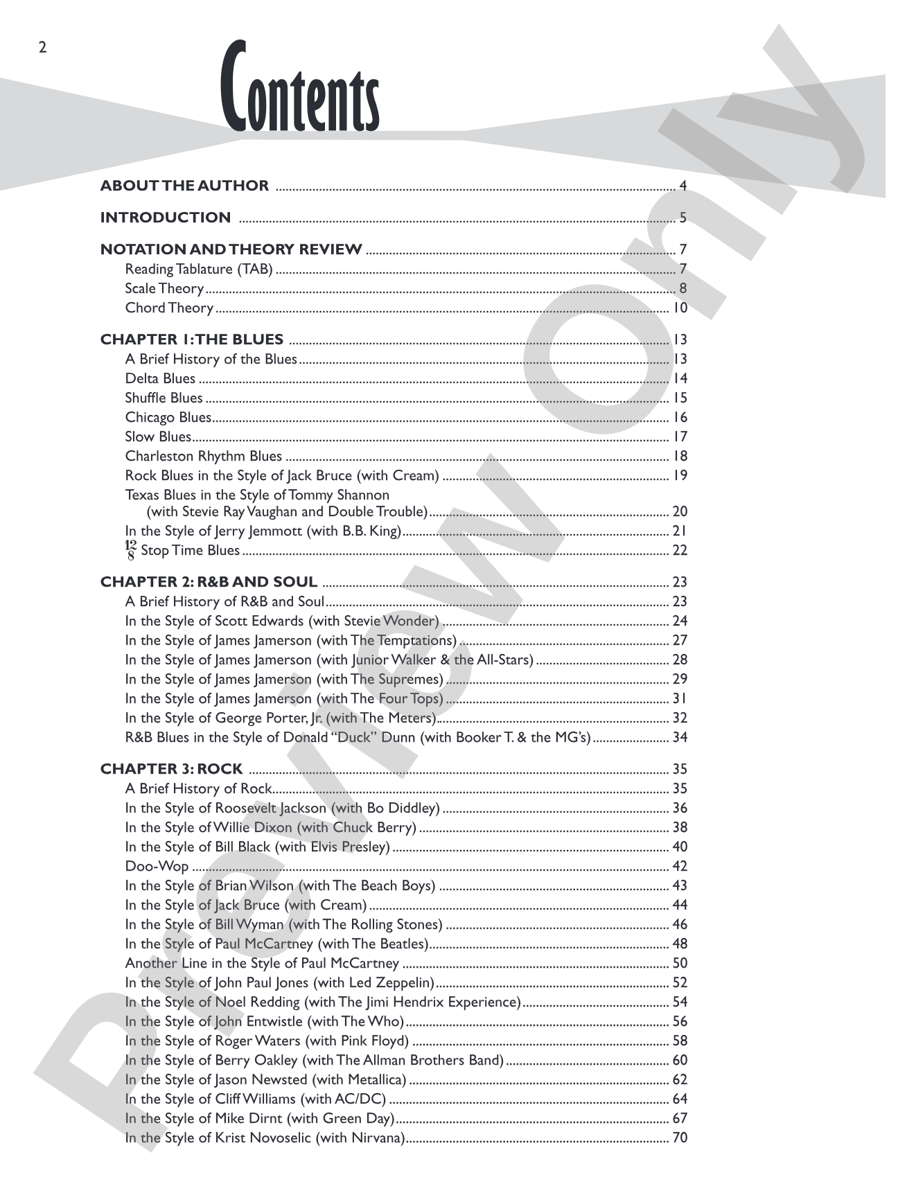 Bass Line Encyclopedia: Over 100 Bass Lines in All Styles